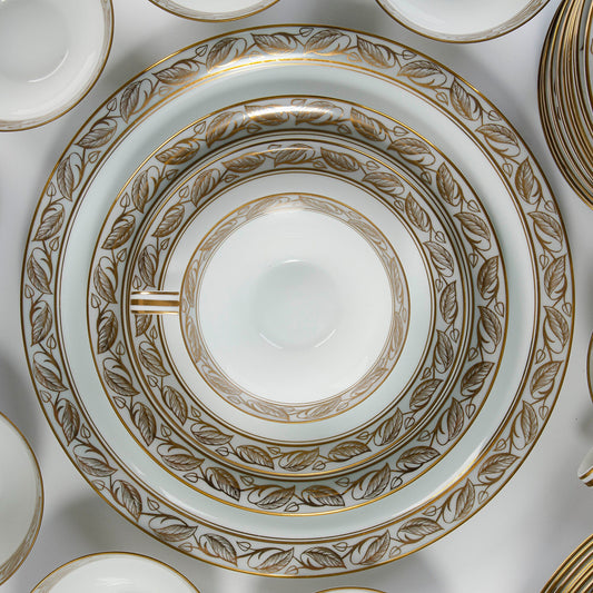 Vintage Mid Century Modern Noritake Greta China Set for 12!
