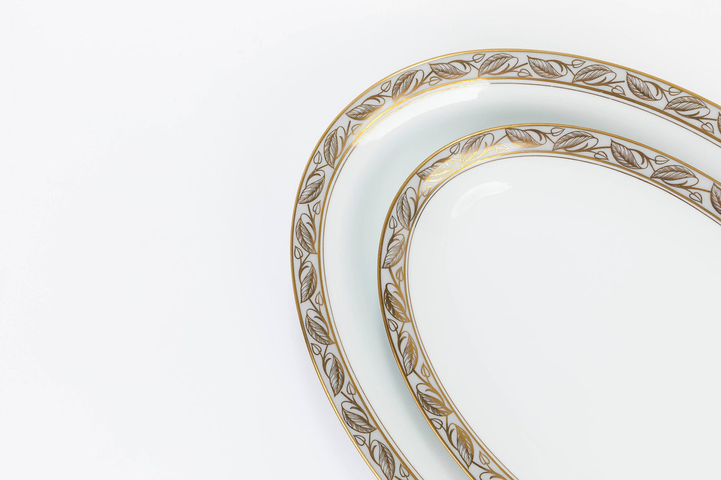 Vintage Mid Century Modern Noritake Greta China Oval Serving Platters