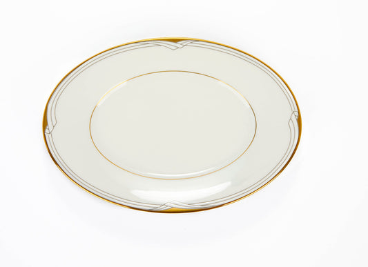 Vintage Mid Century Modern Noritake Golden Cove China Relish/Butter Trays (Set of 2)