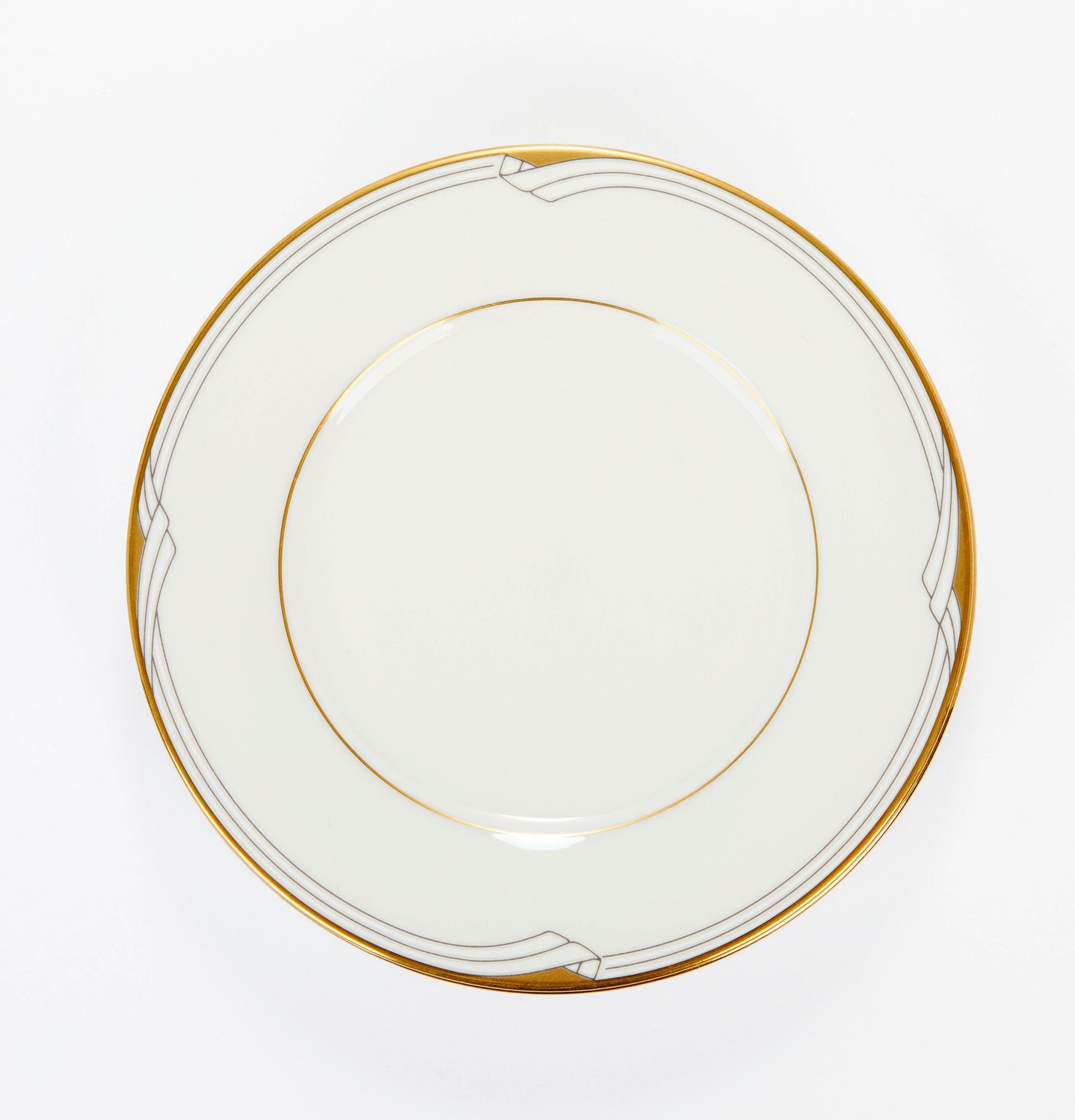 Vintage Mid Century Modern Noritake Golden Cove Salad Plates (Set of 4)