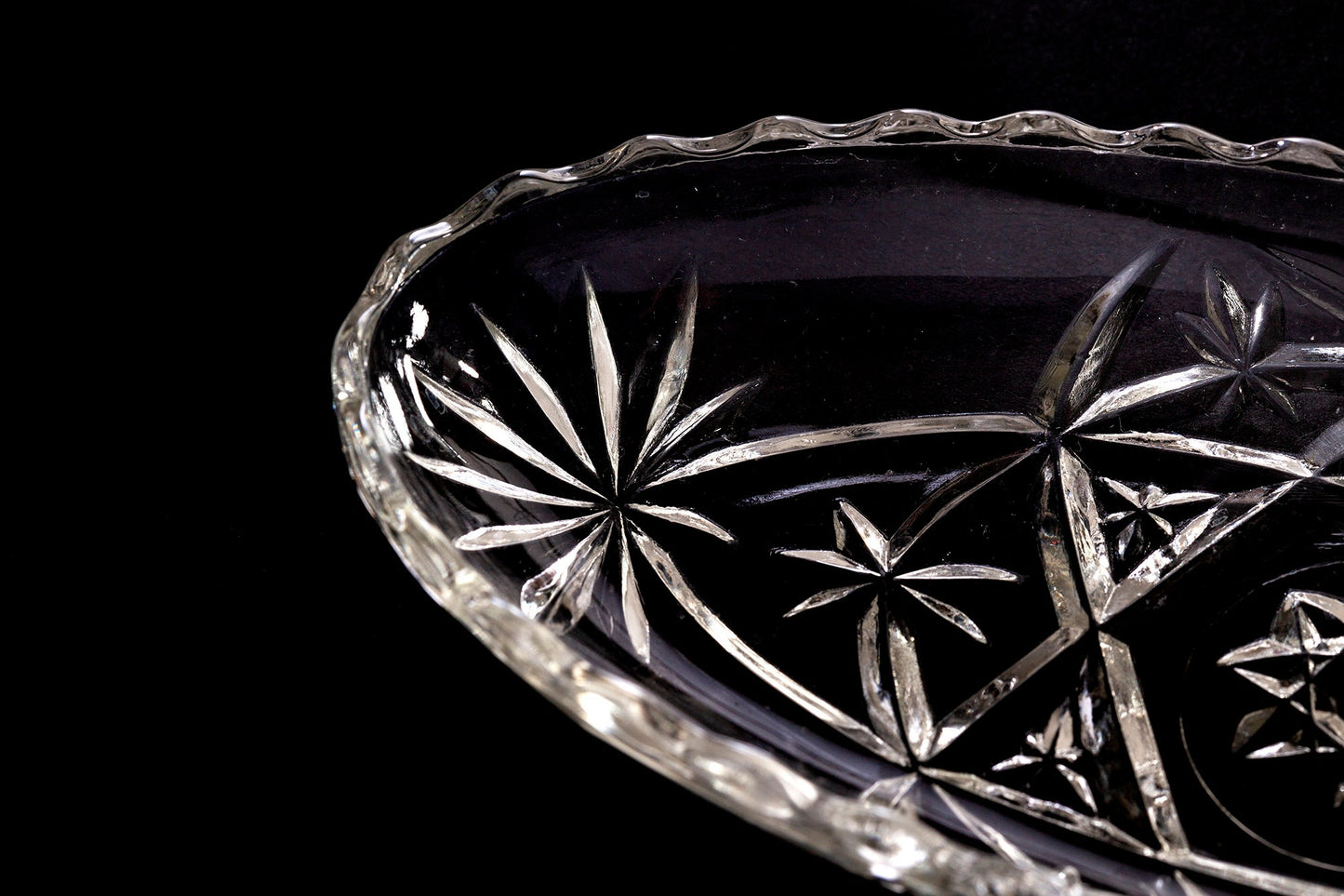 Vintage Anchor Hocking Prescut Relish Dish