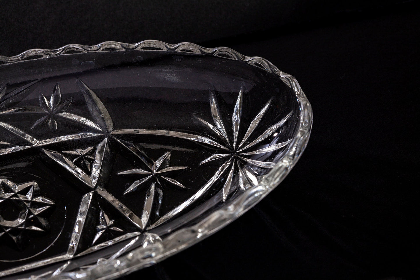 Vintage Anchor Hocking Prescut Relish Dish