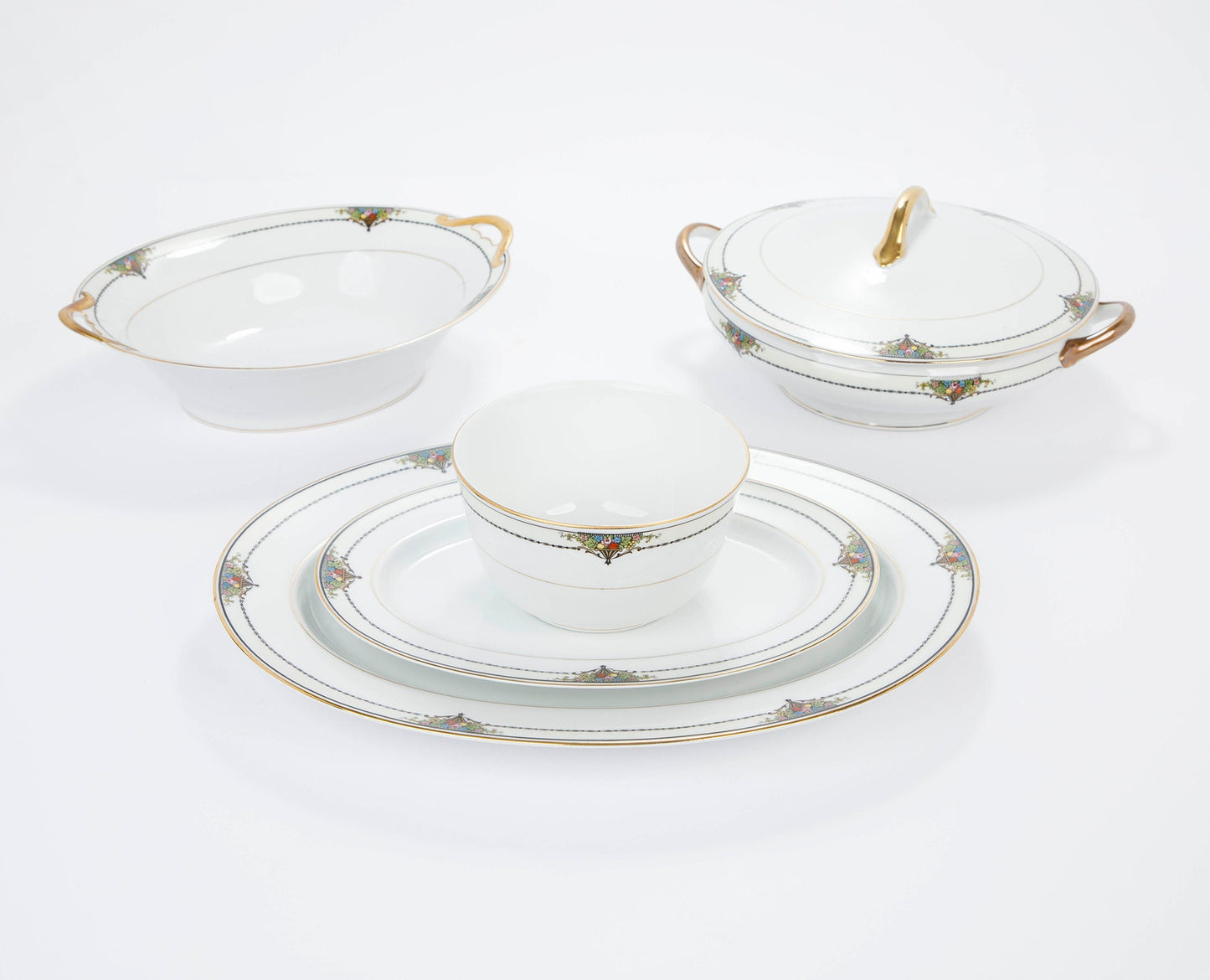 Antique Noritake Gotham (Gold) China Set Circa 1921