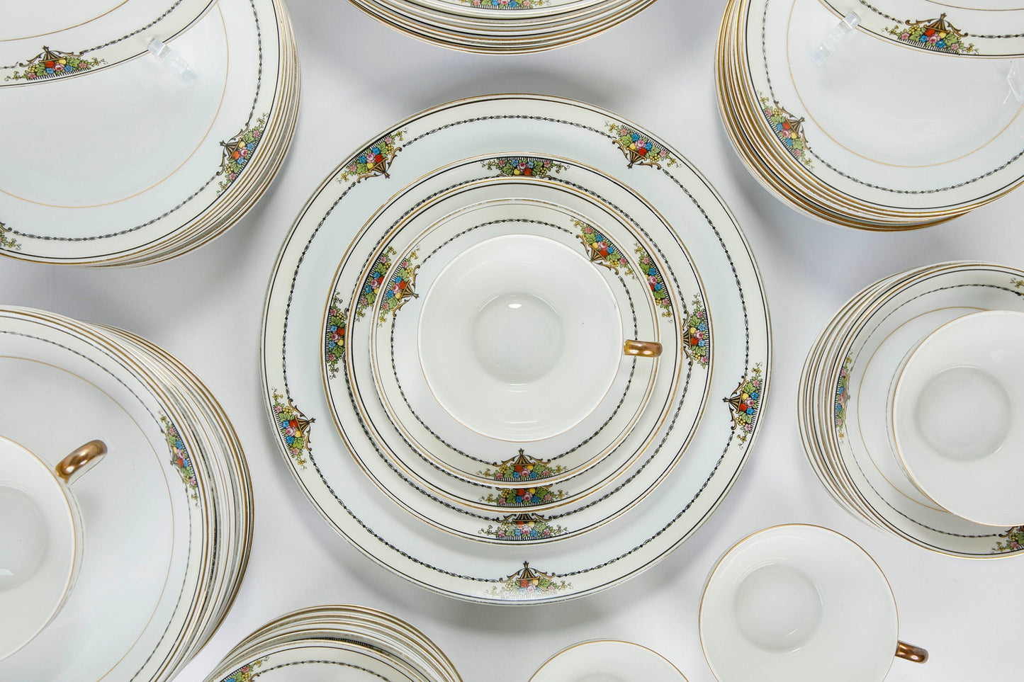 Antique Noritake Gotham (Gold) China Set Circa 1921